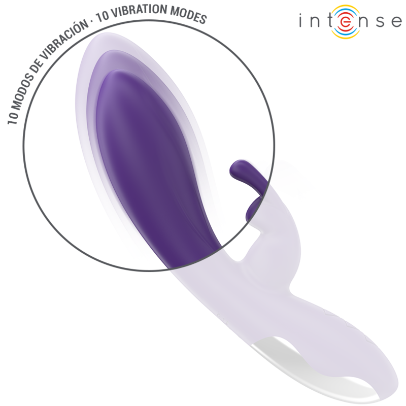 INTENSE - RANDALL VIBRADOR RABBIT 10 VIBRACIONES MORADO - immagine 4