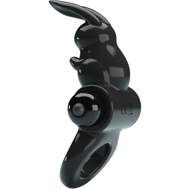 PRETTY LOVE - EXCITING RING ANILLO VIBRADOR RABBIT 10 VIBRACIONES NEGRO - immagine 3