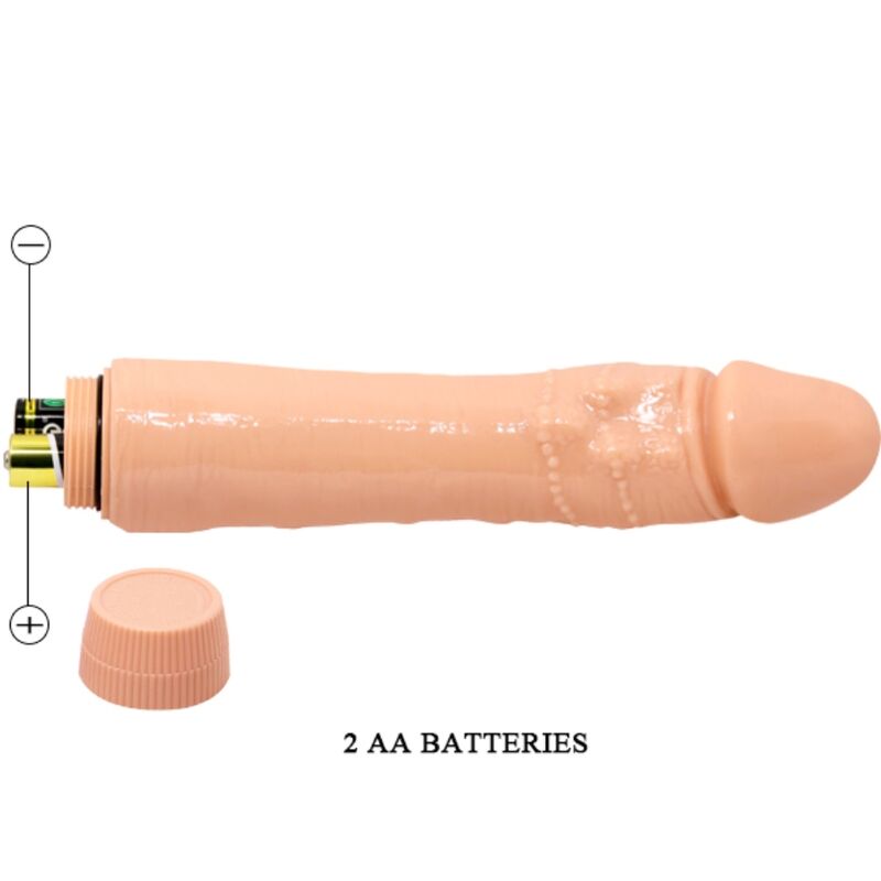 BAILE - DYBBUK VIBRADOR REALÍSTICO 24 CM NATURAL - immagine 2