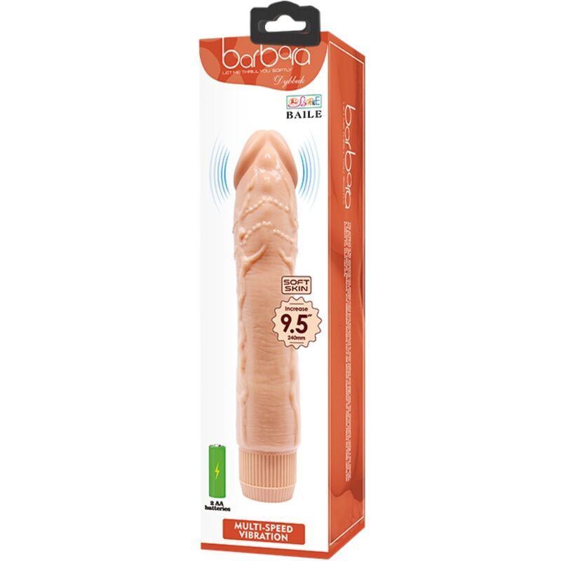 BAILE - DYBBUK VIBRADOR REALÍSTICO 24 CM NATURAL - immagine 3