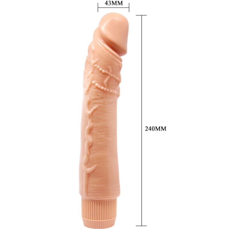 BAILE - DYBBUK VIBRADOR REALÍSTICO 24 CM NATURAL - immagine 4