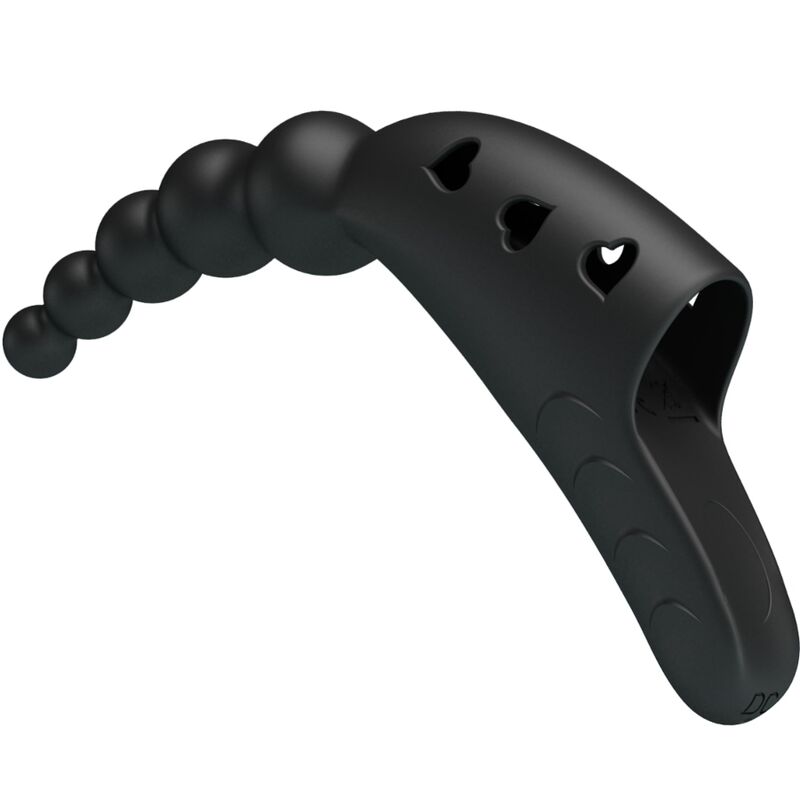 PRETTY LOVE - JORDIN VIBRADOR DE DEDO 10 VIBRACIONES NEGRO - immagine 2