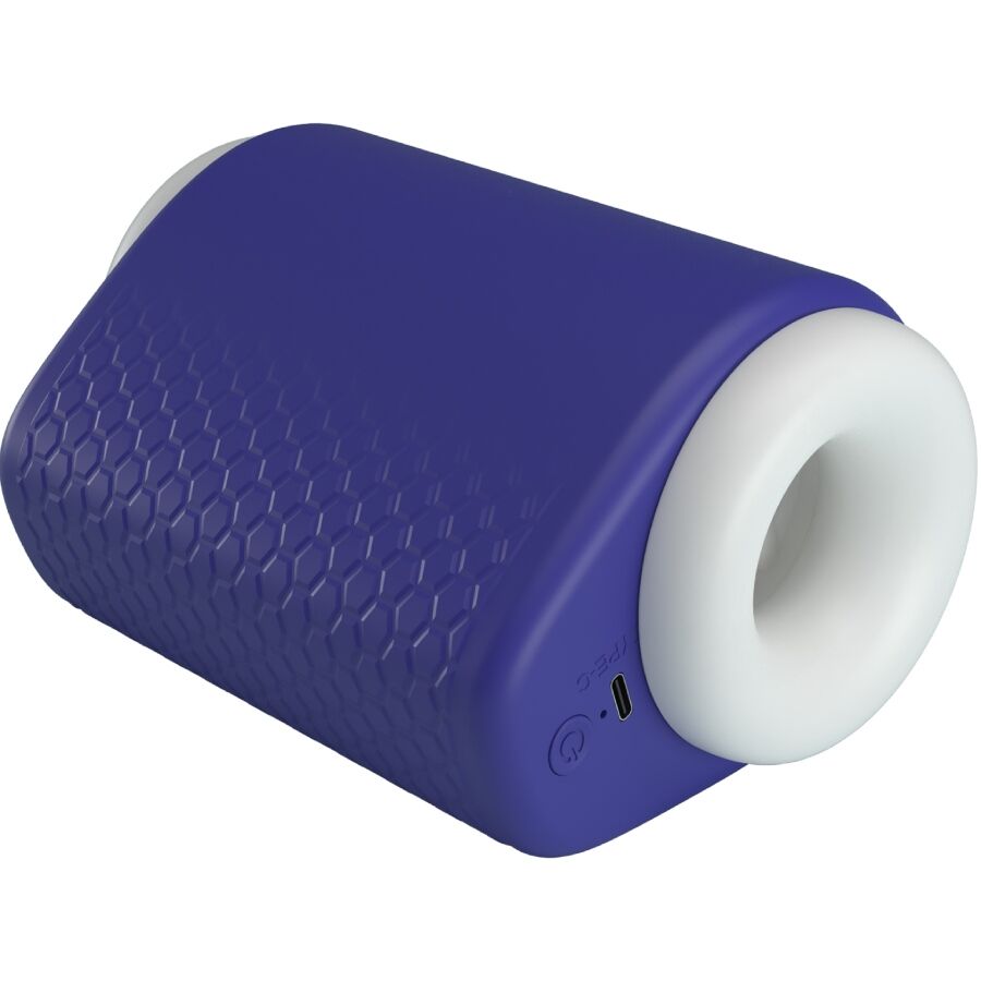 PRETTY LOVE - DJ LADY MASTURBADOR MASCULINO CON VIBRACIÓN 5 CONFIGURACIONES MORADO - immagine 6