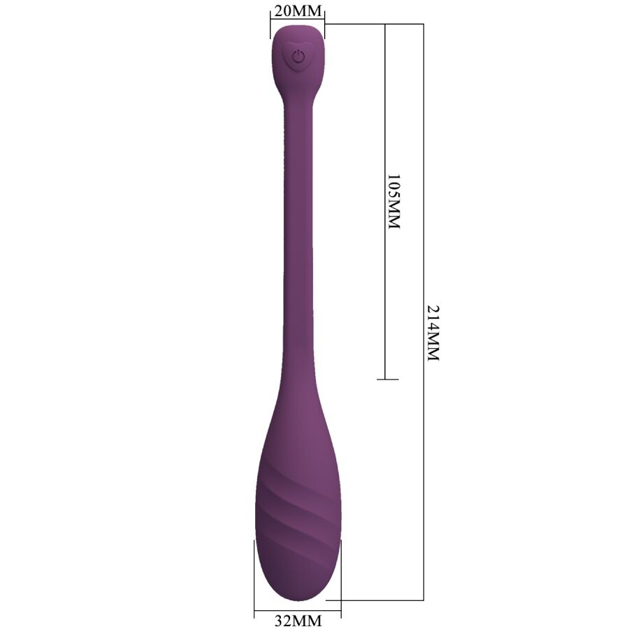 PRETTY LOVE - LEVIATHAN VIBRADOR CONTROLADO POR APP MORADO - immagine 7