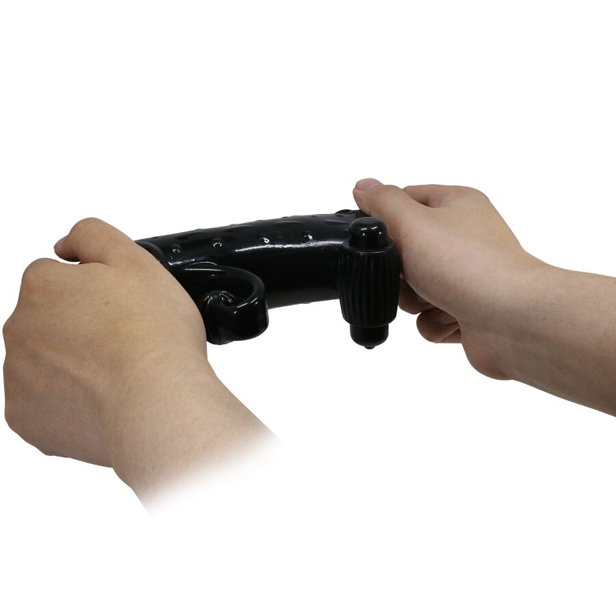 ROMANCE - FUNDA PARA PENE CON VIBRACIÓN NEGRO - immagine 3