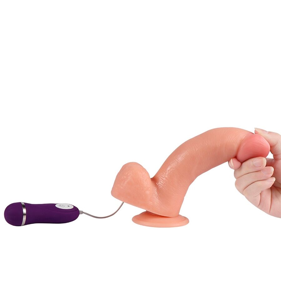 SHEQU - ADAM DILDO VIBRADOR CON CONTROL REMOTO 21 CM - immagine 5