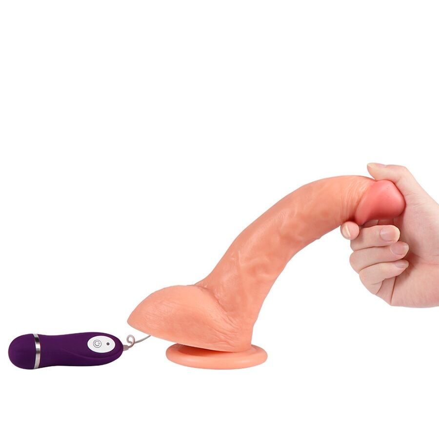 SHEQU - BEAST DILDO VIBRADOR CON CONTROL REMOTO 24,5 CM - immagine 3