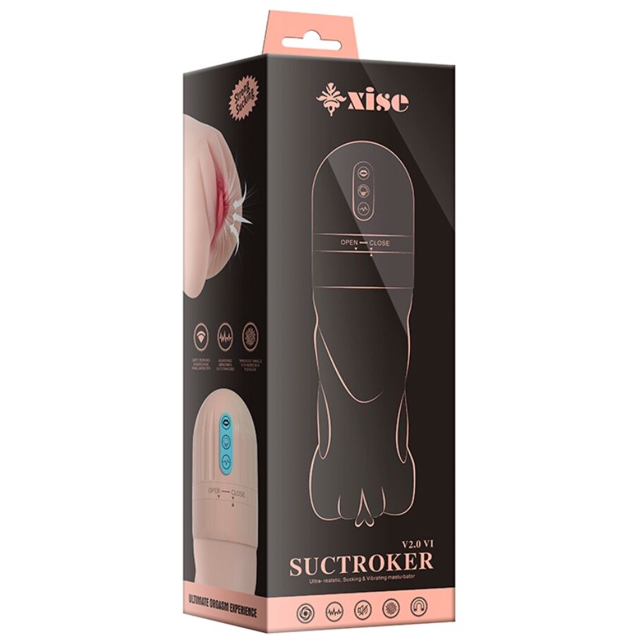 XISE - SUCTROKER V2.0 VI MASTURBADOR VAGINA CON VIBRACIÓN - immagine 4