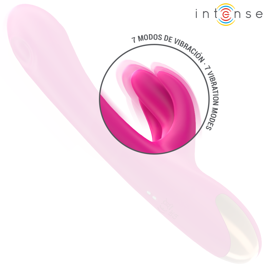 INTENSE - BRITNEY VIBRADOR MULTIFUNCIÓN RABBIT 23 CM ROSA - immagine 2
