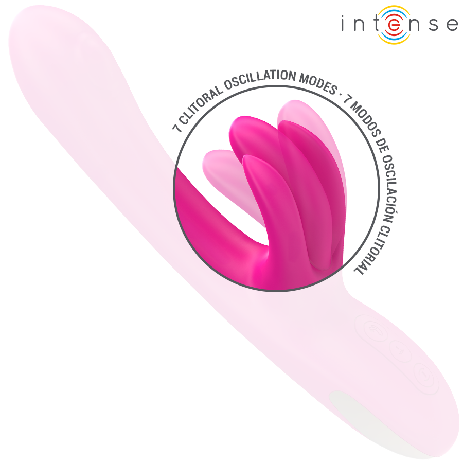 INTENSE - BRITNEY VIBRADOR MULTIFUNCIÓN RABBIT 23 CM ROSA - immagine 3