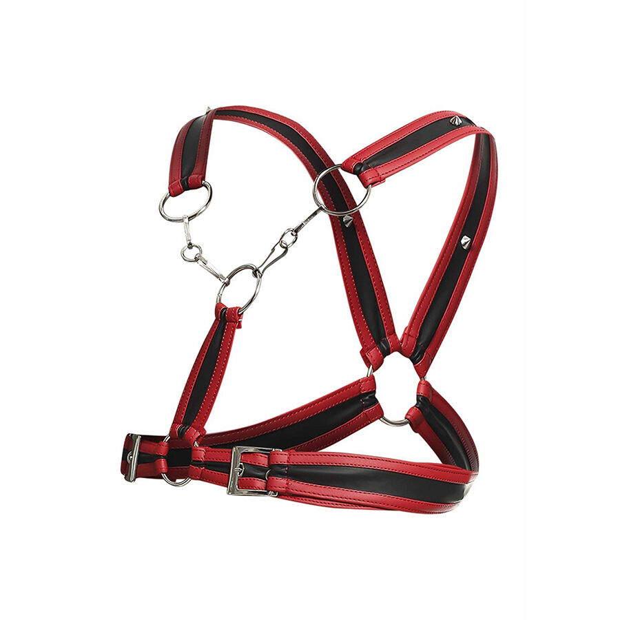 MOB - DNGEON ARNÉS ROJO CON CADENAS TALLA ÚNICA - immagine 4