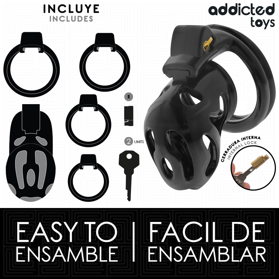 ADDICTED TOYS LOCKED - SEALED CRYPT JAULA PARA PENE 8 CM - immagine 4