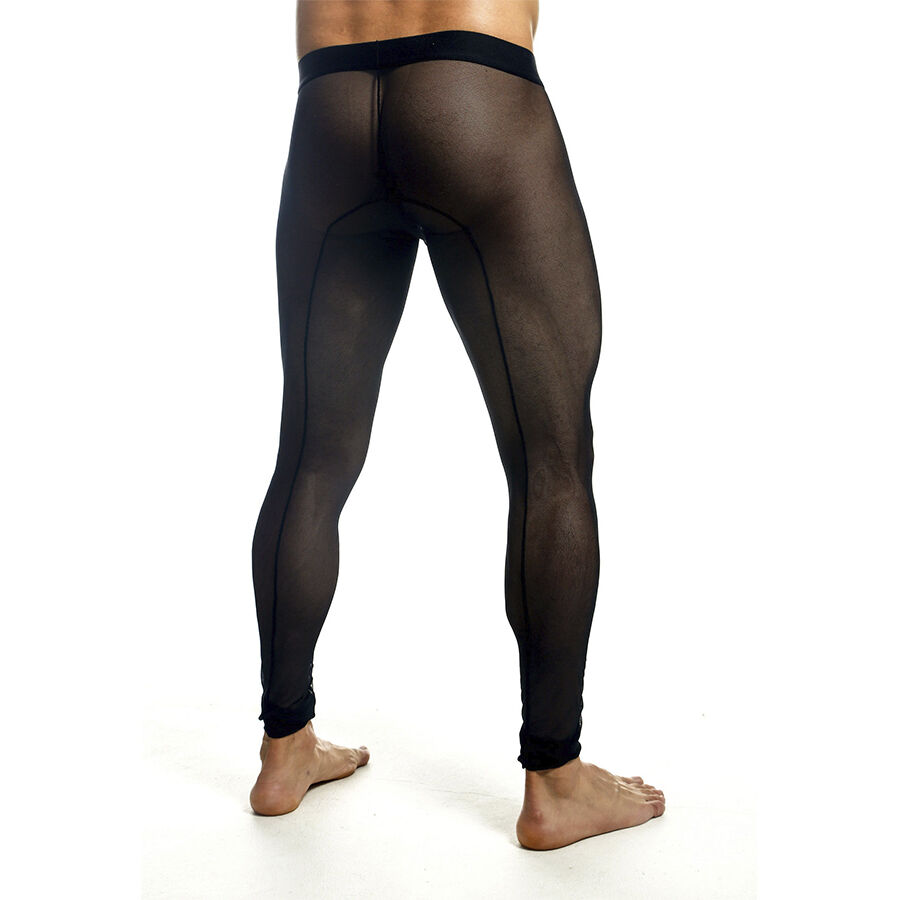 MOB - MEDIAS DE MALLAS TRANSPARENTES NEGRAS TALLA S - immagine 4