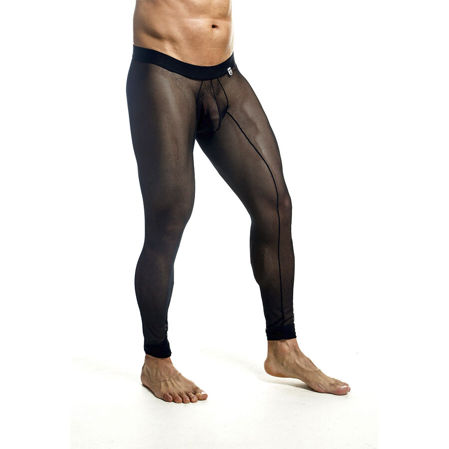 MOB - MEDIAS DE MALLAS TRANSPARENTES NEGRAS TALLA S - immagine 5