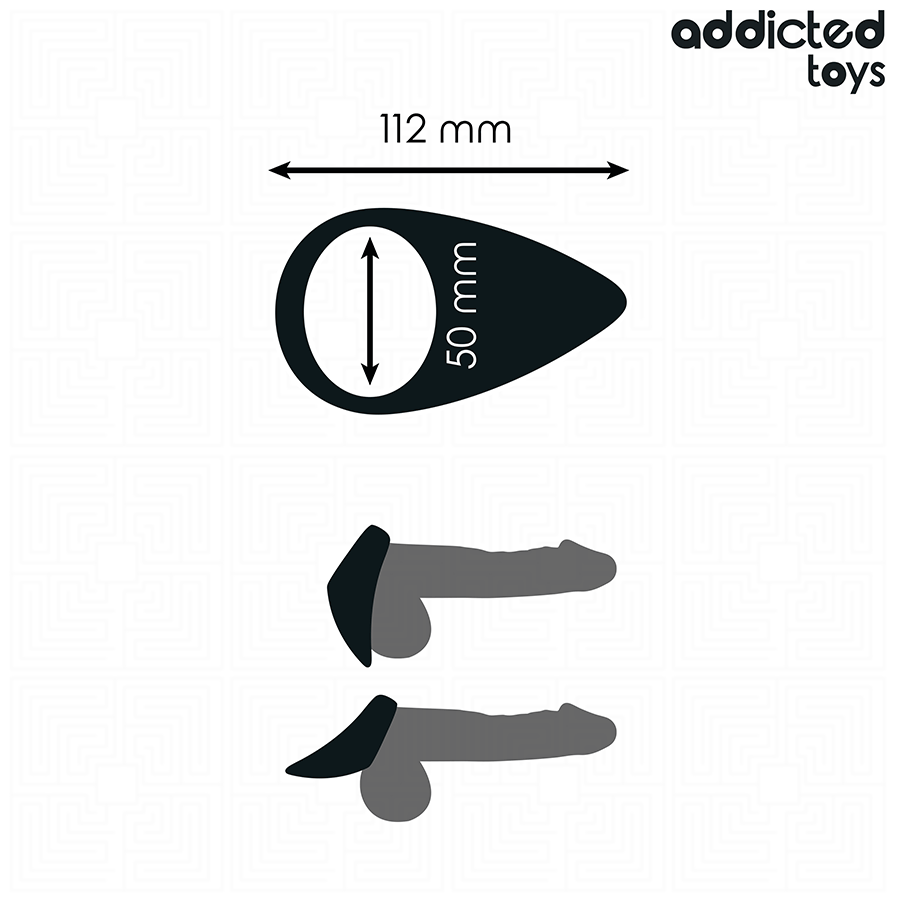 ADDICTED TOYS - ANILLO CON FORMA DE LÁGRIMA PARA EL PENE - immagine 3