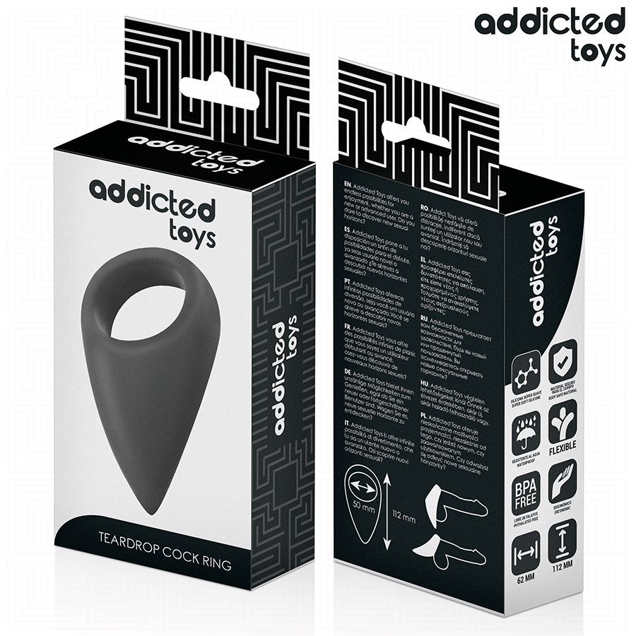 ADDICTED TOYS - ANILLO CON FORMA DE LÁGRIMA PARA EL PENE - immagine 4