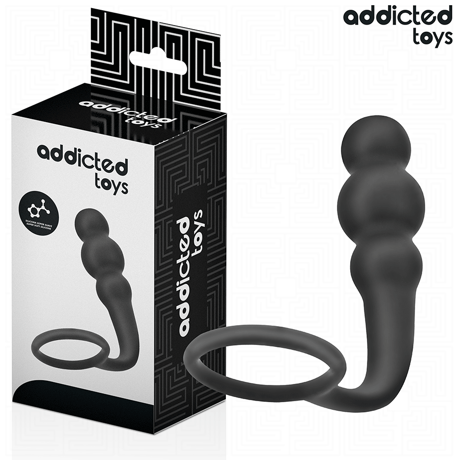 ADDICTED TOYS - PLUG ANAL CON ANILLO SILICONA MODELO 1 - immagine 2