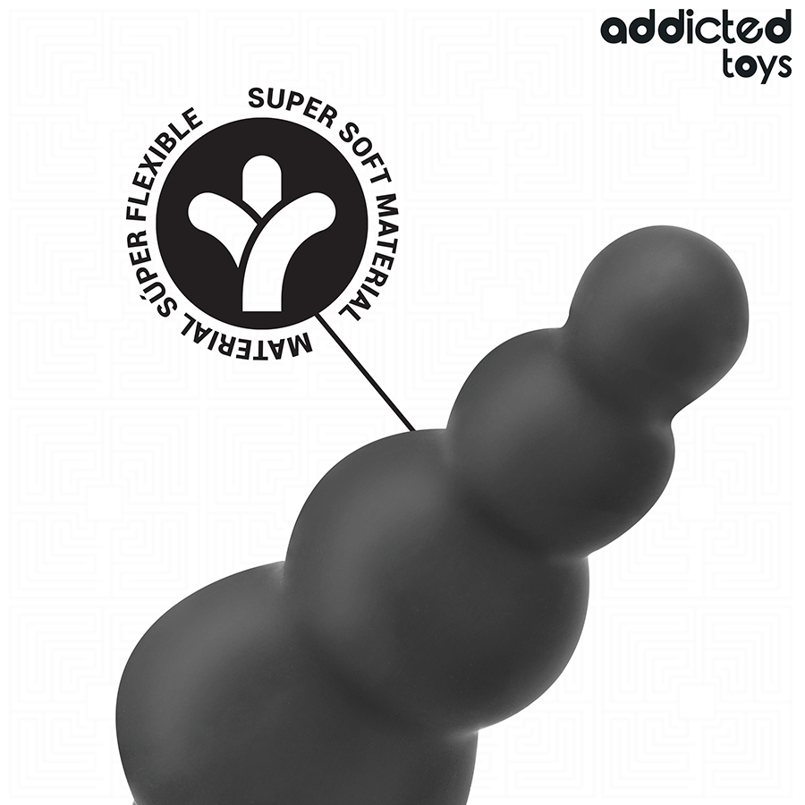 ADDICTED TOYS - PLUG ANAL CON ANILLO SILICONA MODELO 5 - immagine 4