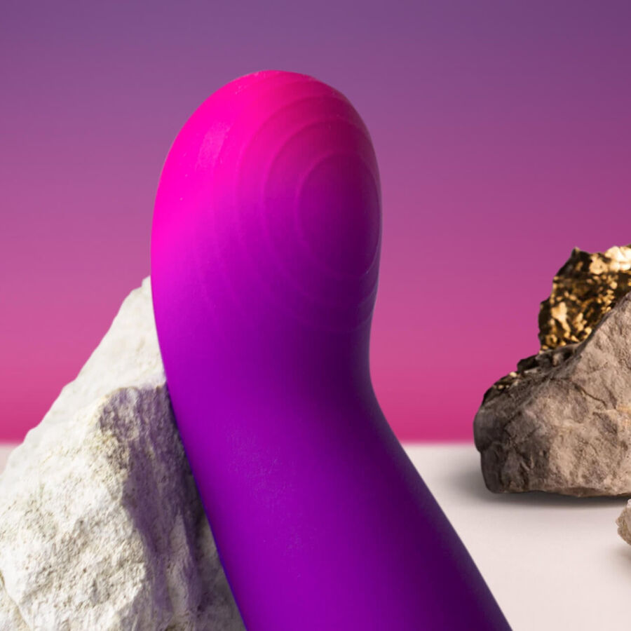 ROCKS- OFF - GLOW GIRL VIBE VIBRADOR G-SPOT DISCRETO MORADO - immagine 4