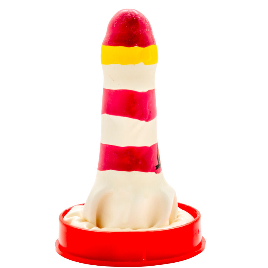 CONDOMERIE - PRESERVATIVO DECORATIVO PINTADO A MANO FARO - immagine 2