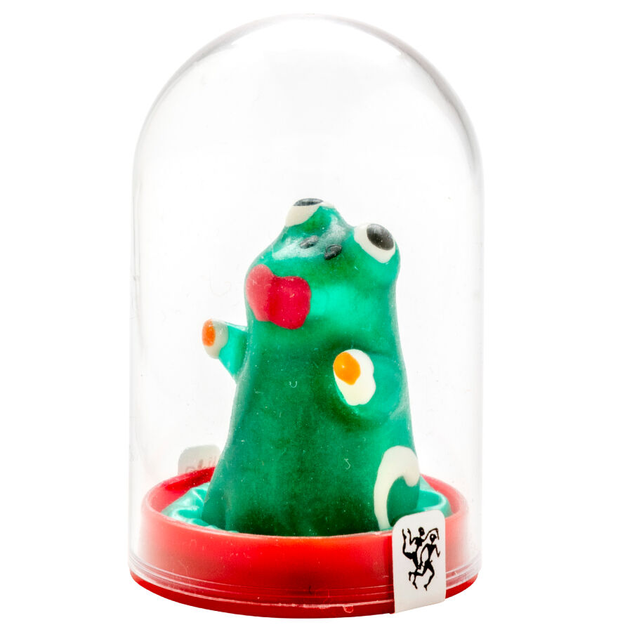 CONDOMERIE - PRESERVATIVO DECORATIVO PINTADO A MANO RANA MODEL 1