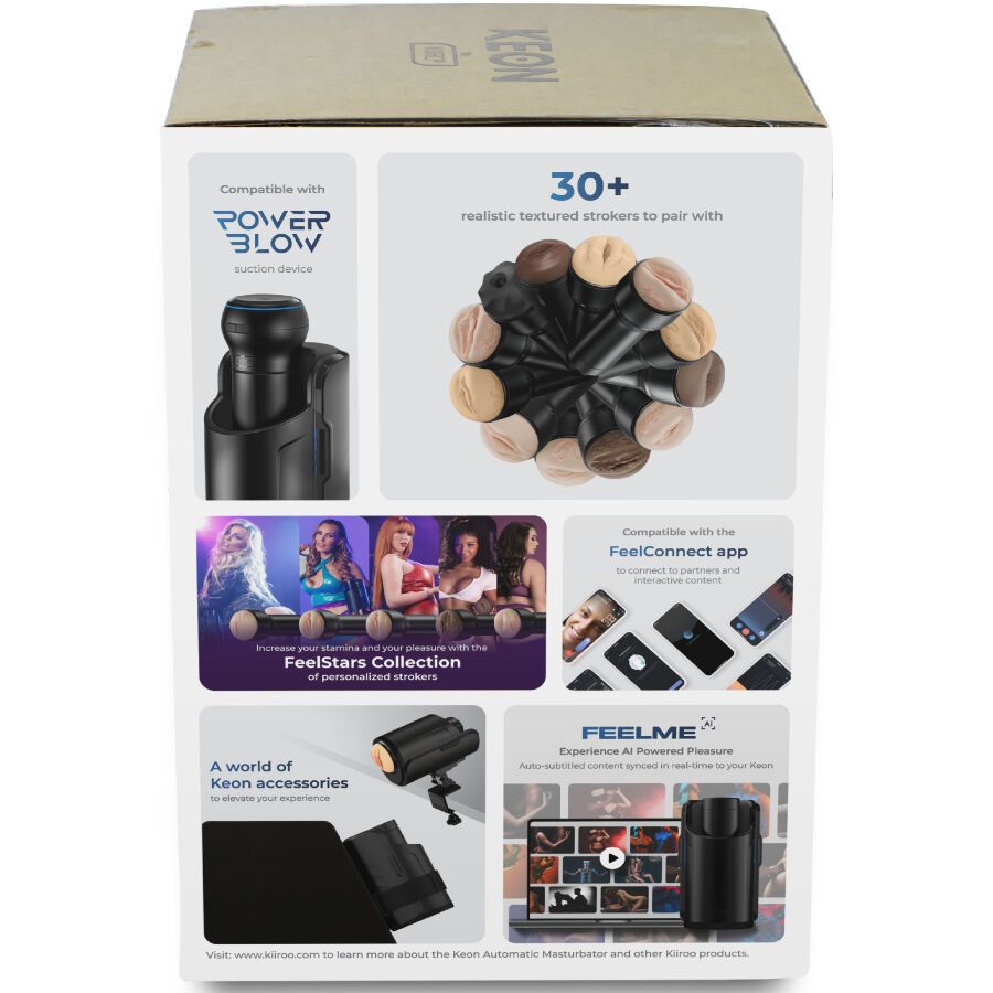 KIIROO - KEON WIFI COMBO MASTURBADOR AUTOMÁTICO + FEEL STROKER - immagine 2
