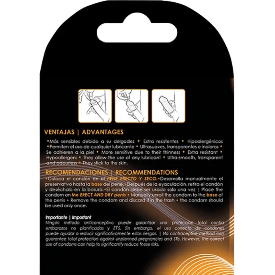 UNIQ - CLASSIC PRESERVATIVOS SIN LATEX 3 UNIDADES - immagine 2