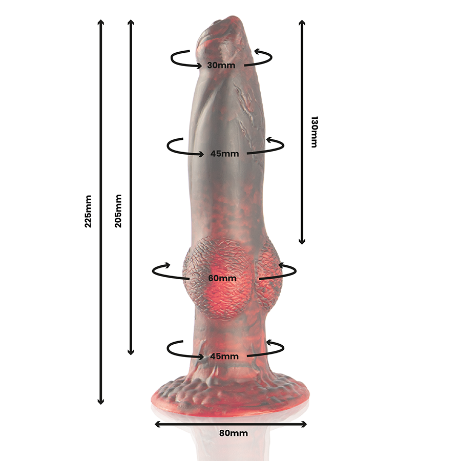 EPIC - PROMETHEUS DILDO TITAN EN LLAMAS RECARGABLE CONTROL REMOTO - immagine 2