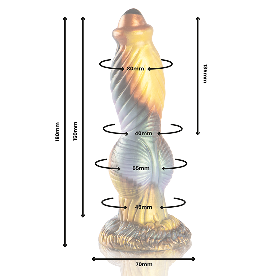 EPIC - PHOENIX DILDO EL RESURGIR DEL PLACER RECARGABLE CONTROL REMOTO - immagine 4