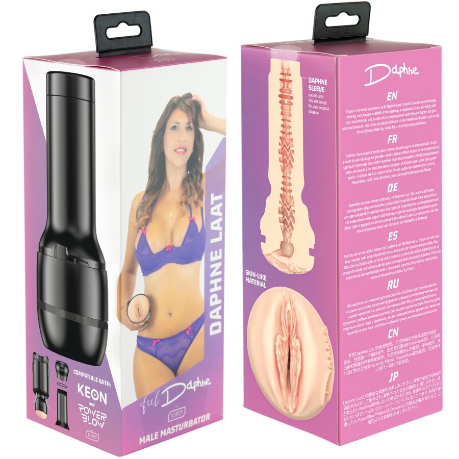KIIROO - FEEL DAPHNE LAAT STARS COLLECTION STROKERS POWERBLOW COMPATIBLE - immagine 4