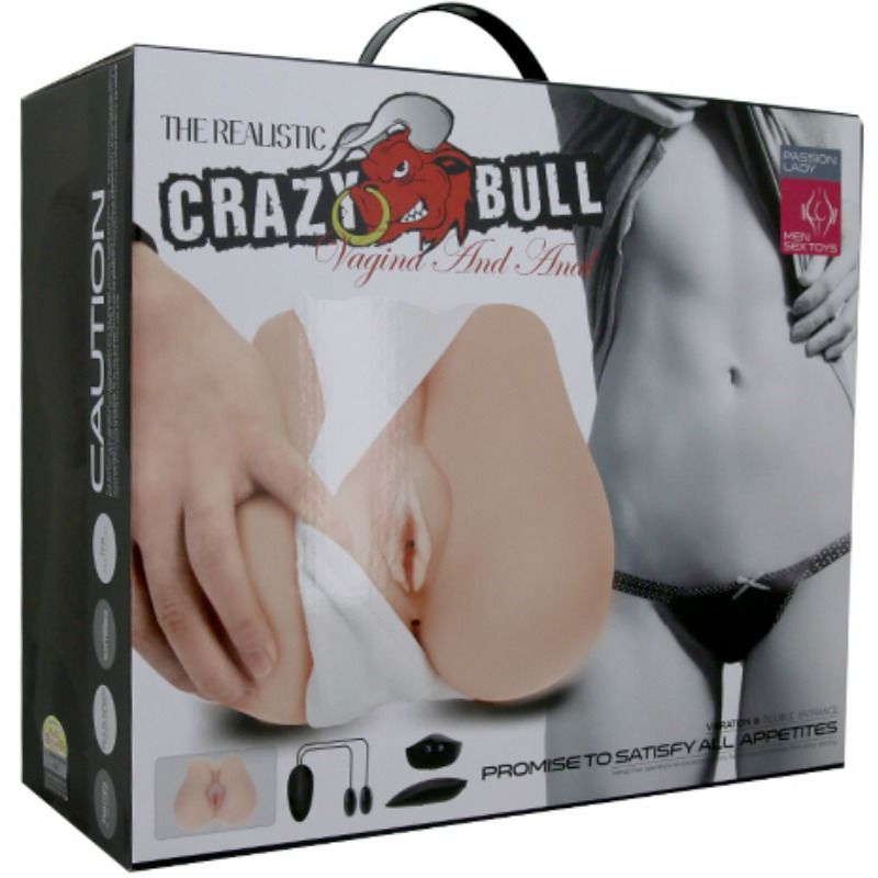 CRAZY BULL - VAGINA E ANO REALISTICI CON POSIZIONE DI VIBRAZIONE 3 - immagine 5