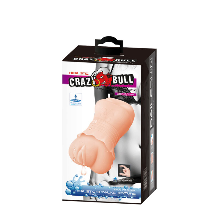 CRAZY BULL - MASTURBADOR PELLE ACQUA MODELLO VAGINA 2 - immagine 2