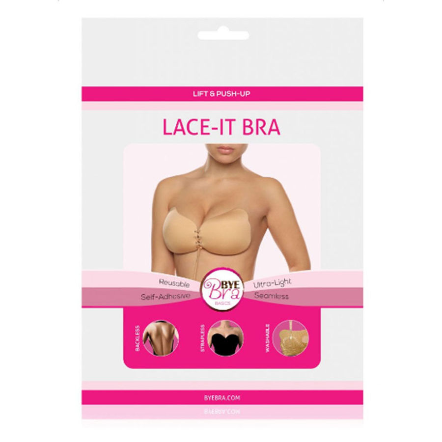 BYE-BRA - LACE-IT VALORIZZAZIONE PUSH-UP NERO COPPA B - immagine 3