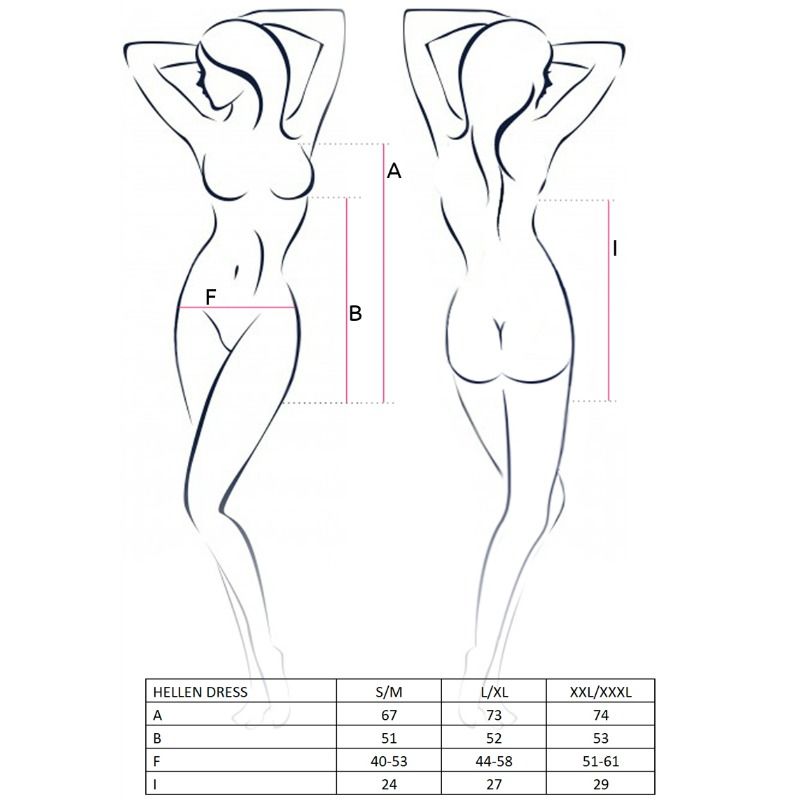 passion woman hellen vestido y tanga talla l/xl passion woman hellen vestido y tanga talla l/xl