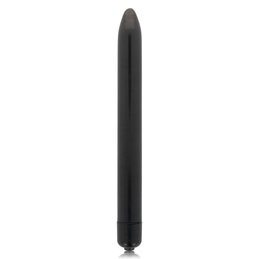 GLOSSY - VIBRATORE SLIM NERO - immagine 3