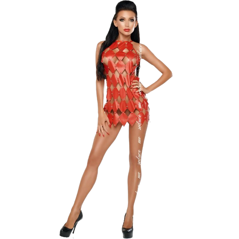me seduce gwen vestido espalda descubierta rojo l/xl