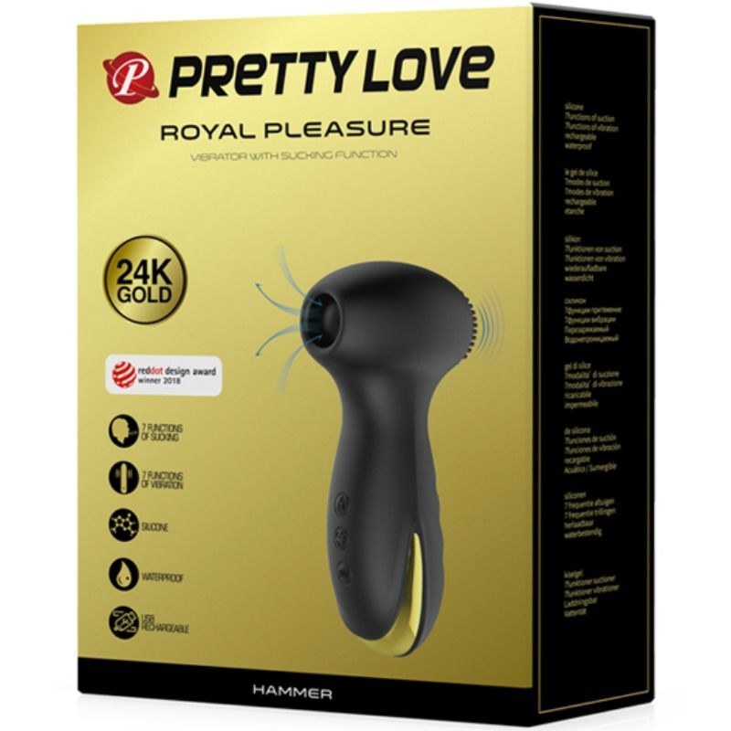 PRETTY LOVE - SMART HAMMER VIBRAZIONE E ASPIRAZIONE - immagine 5