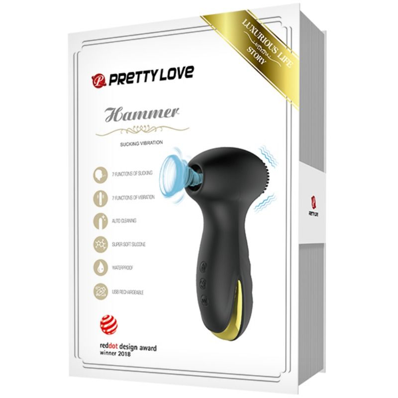 PRETTY LOVE - SMART HAMMER VIBRAZIONE E ASPIRAZIONE - immagine 6