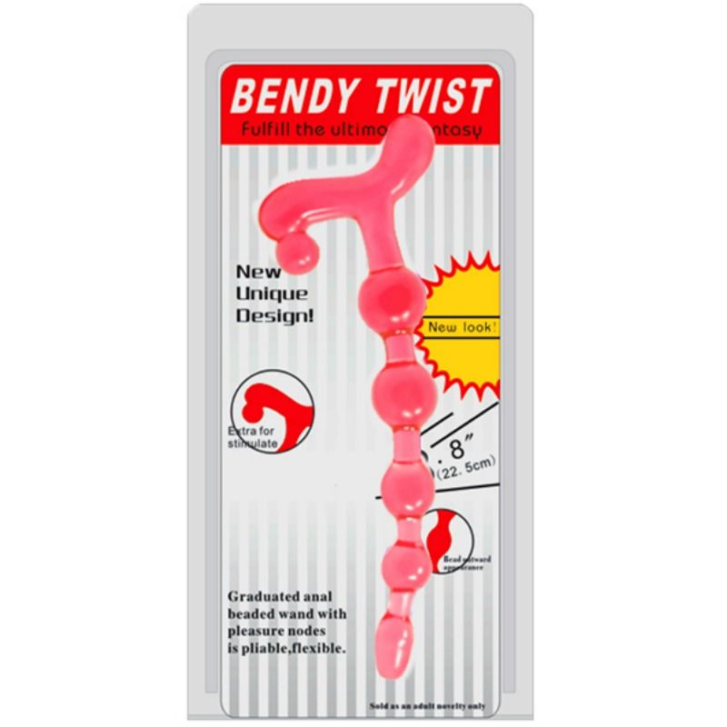 BAILE - SFERE ANAL ROSSE FLESSIBILI TWIST - immagine 4