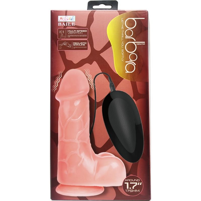 BAILE - VIBRATORE REALISTICO NATURALE BARBARA 21 CM - immagine 4