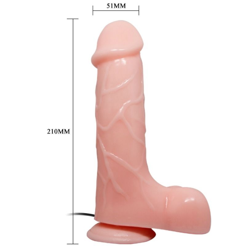 BAILE - VIBRATORE REALISTICO NATURALE BARBARA 21 CM - immagine 3
