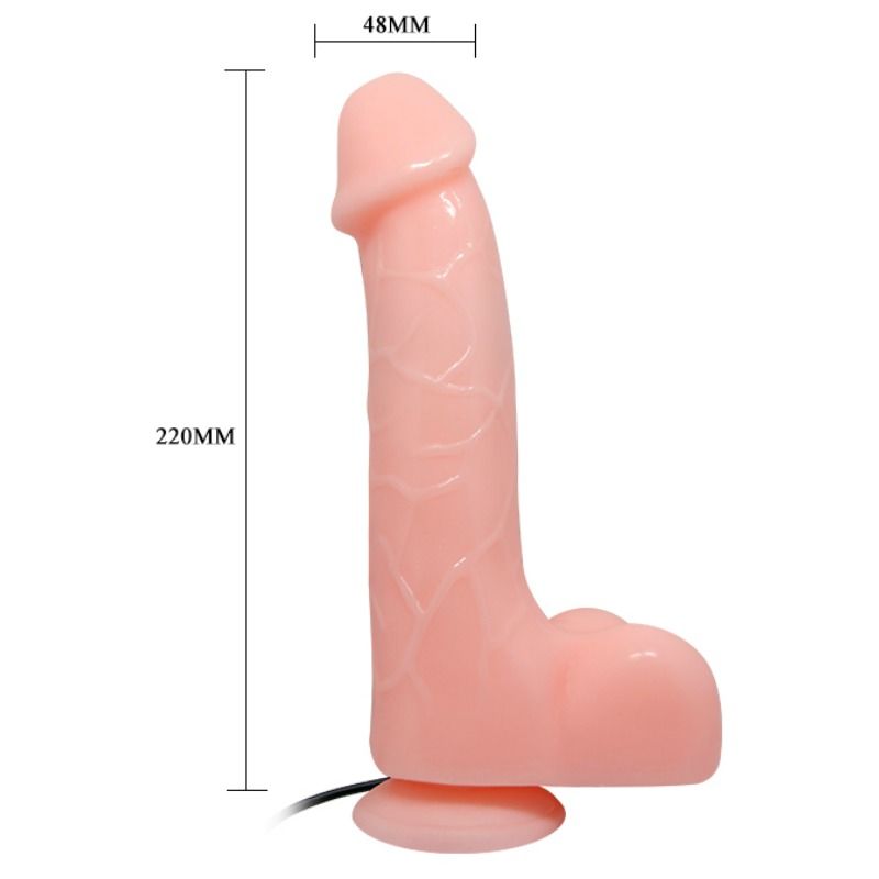 BAILE - VIBRATORE REALISTICO NATURALE BARBARA 22 CM - immagine 2
