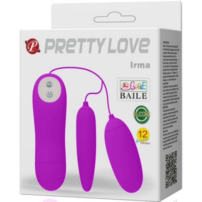 PRETTY LOVE - IRMA UOVO VIBRANTE DOPPIO - immagine 7