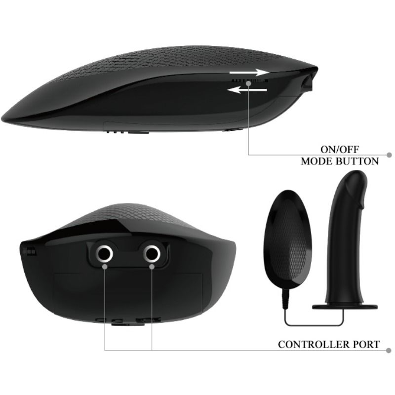 PRETTY LOVE - ABBASBAILEA LOVE MARVIN STRAP ON CON VIBRAZIONE E DILDO CAVO - immagine 7