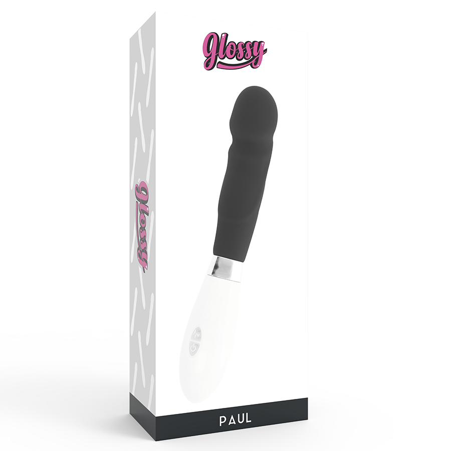 GLOSSY - PAUL VIBRATORE NERO - immagine 3