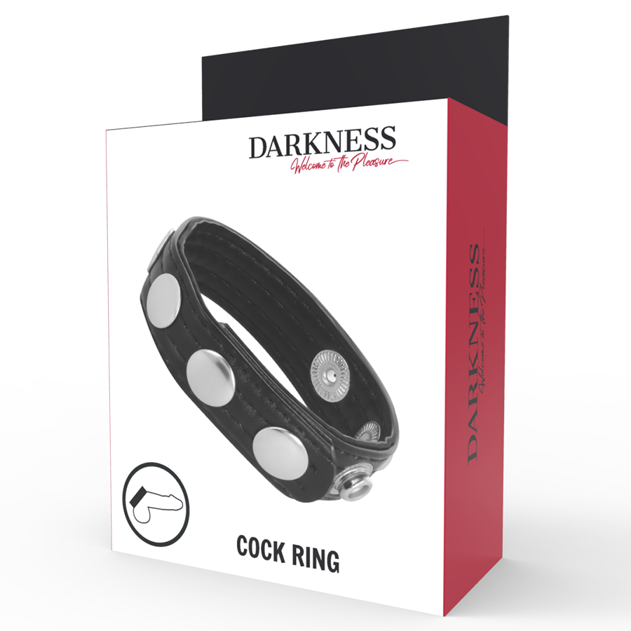 DARKNESS - LEATHER ANILLO ERECCIÓN - immagine 3