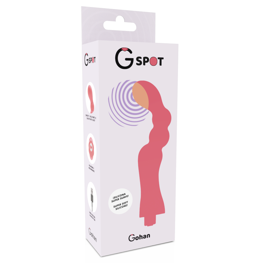 G-SPOT - GOHAN VIBRADOR PUNTO G LIGHT RED - immagine 4
