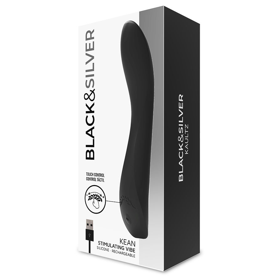 BLACK&SILVER - KEAN VIBRADOR TOUCH CONTROL - immagine 7