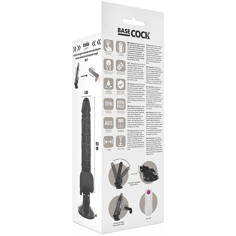 basecock vibrador realÍstico control remoto natural con testÍculos 19.5 cm o 4 cm basecock vibrador realÍstico control remoto natural con testÍculos 19.5 cm o 4 cm