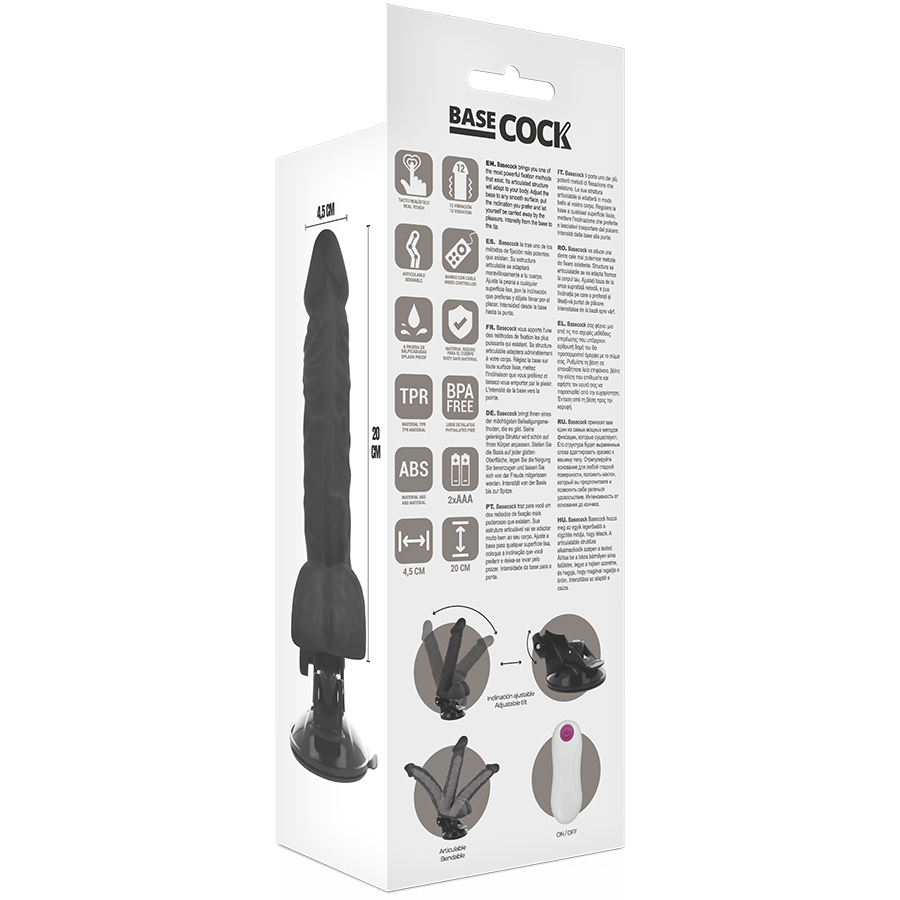 basecock vibrador realÍstico articulable control remoto natural 20 cm o 4.5 cm basecock vibrador realÍstico articulable control remoto natural 20 cm o 4.5 cm